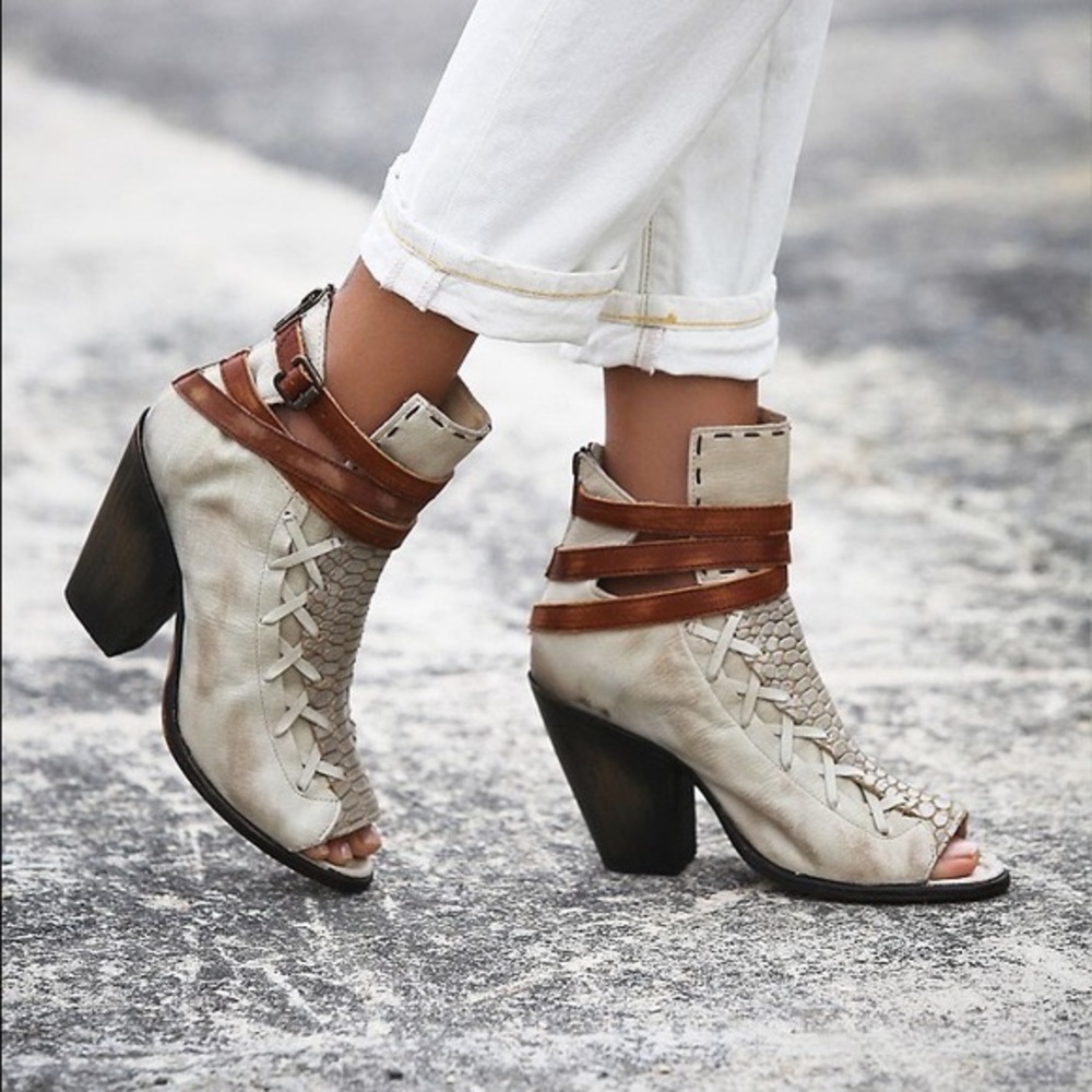 Freebird Eagle Open-Toe Booties